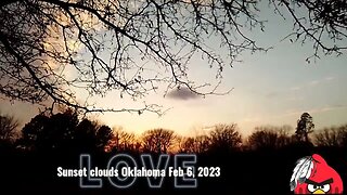 Oklahoma Sunset Clouds - Oklahoma - Feb 5, 2023 | Time-lapse