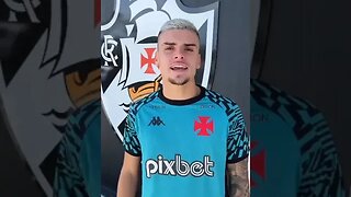 Gabriel Pec convocando a torcida para o jogo em Cariacica - Vasco x Volta Redonda