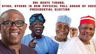 Obi beats Tinubu, Atiku, others in new physical poll ahead of 2023 presidential election