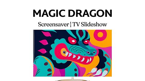 Magical Dragon Art 🔥🐲 A Blaze of Color Screensaver #DragonArt #ArtInspiration #ViralArt #youtubeart