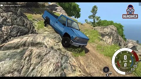 BeamNG.drive - ROUGH ROAD with ocean view