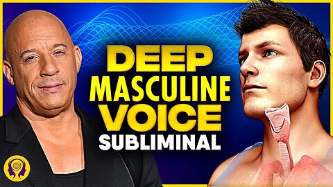 ★DEEP MASCULINE VOICE★ Develop A Manly Voice! - SUBLIMINAL Visualization (For Men) 🎧