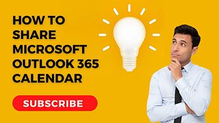 How to Share Microsoft Outlook Calendar