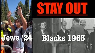UCLA Jewish Student BLOCKED From Entering Campus by Bigots --- ala Alabama 1963