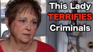 Old Lady Chases Off 25 Criminals