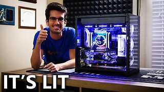 I Built a Ryzen 7 2700X Custom Loop PC!