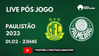 PÓS-JOGO AO VIVO, MIRASSOL 0 X 2 PALMEIRAS. COLETIVA ABEL FERREIRA.