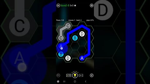 flow free Hexes: easy level 3