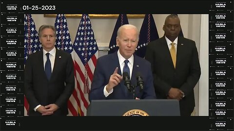President Joe Biden is sending 30 Abrams Tanks to Ukraine-Statement