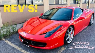 Ferrari 458 stockexhaust sound