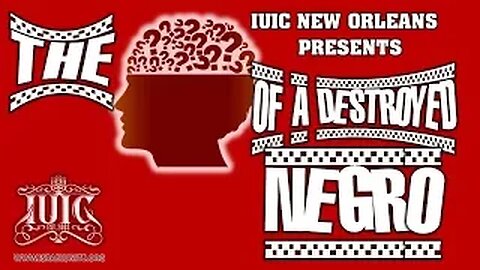 The Israelites: The MIND of a Destroyed NEGRO!!!