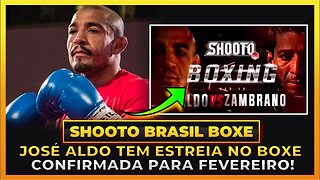 JOSÉ ALDO TEM ESTREIA MARCADA NO BOXE!