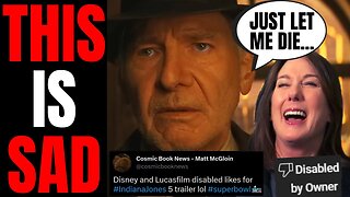 Disney HIDES From Indiana Jones BACKLASH! | Lucasfilm DISABLES Dislikes For Dial Of Destiny Trailer