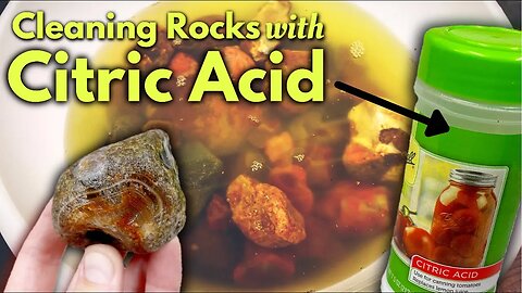 HOW TO CLEAN AGATES W/ CITRIC ACID