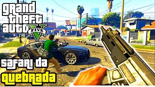 SAFARI NA QUEBRADA | FUGA DE JET SKI E MUITO PIPOCO | GTAV | GTA5