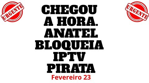 Anatel Bloqueia IPTV