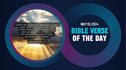 Bible Verse of the Day: May 10, 2024