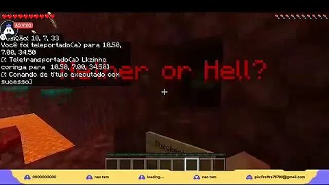 jogando mine em live