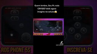 Olha a que ponto chegamos. Antigamente pra saber se seu Pc era gamer tinha que rodar CRYSIS kkkkkk