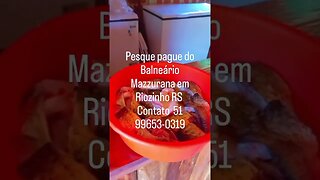 PESQUE PAGUE DO BALNEÁRIO E CAMPING MAZZURANA EM RIOZINHO RS #camping #acampamento