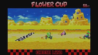 Mario Kart: Super Circuit (50cc) Flower Cup