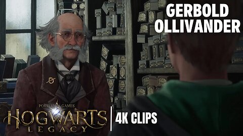 Meeting Gerbold Ollivander & Getting My First Wand | Hogwarts Legacy 4K Clips