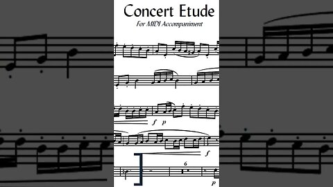 PREPARING Concert Etude by A. Goedicke - PART #1 (Play it with me!)