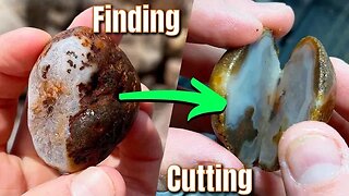 Finding & Cutting Lake Superior Rocks // Rockhounding & Lapidary