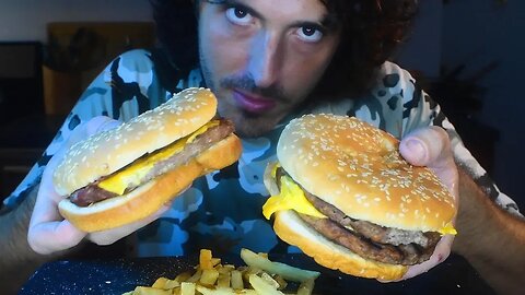 Burger King *NEW* Impossible Vegan Whopper VS. Beef Whopper Burger