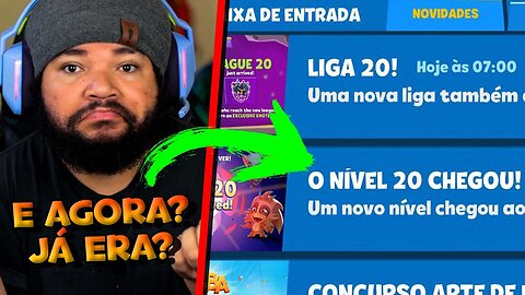 NOVO NV 20 CHEGOU E NOVA LIGA 20! AGORA DEU RUIM ZOOBA