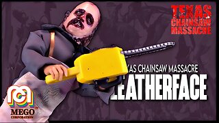 Mego Texas Chainsaw Massacre 2022 Leatherface 8" Action Figure @TheReviewSpot