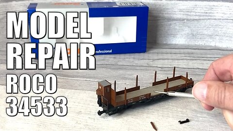 Model Repair - Roco 34533 - HOe scale bogie wood stake wagon