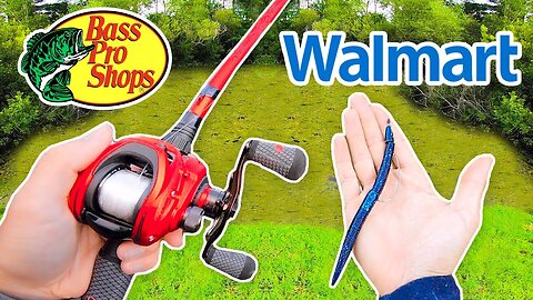 $25 Walmart vs Bass Pro Shops Budget Fishing Challenge