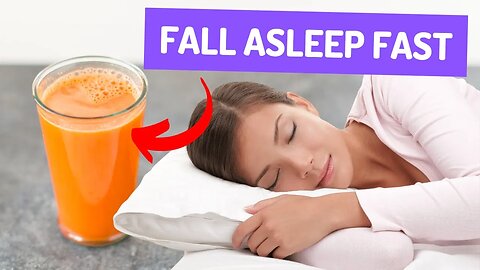 Drink This Juice At Night To Fall Asleep Quickly And Sleep Better