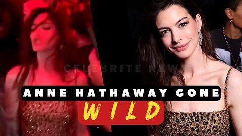 Anne Hathaway Gone Wild In Paris Fashion Show