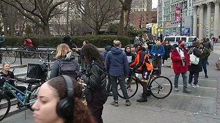 the Justice for #TyreeNichols #TyreNichols Bike Ride Out Union Square 1/28/23 @StreetRidersnyc