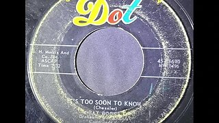 Pat Boone, Billy Vaughn – It's Too Soon to Know