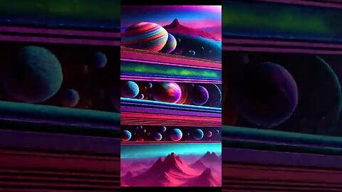 Trippy Animations Space!🌟🌞🌘#shorts #space