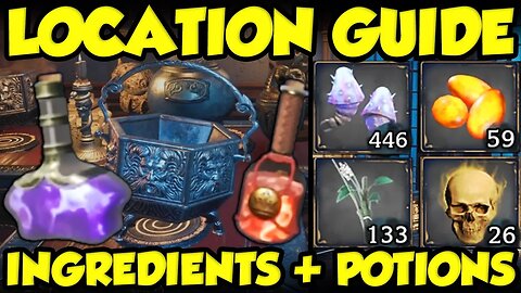 HOGWARTS LEGACY POTION GUIDE! BEST POTION INGREDIENT LOCATIONS For Hogwarts Legacy!