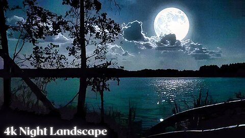 A Beautiful view of Night Landscape | 8HRS to help soothe you to sleep.