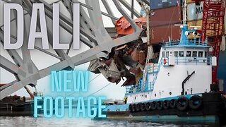 Baltimore Bridge Collapse Key Bridge Truss Pulled Off MV Dali Bow