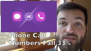 Phone Call Numbers Fall 33%