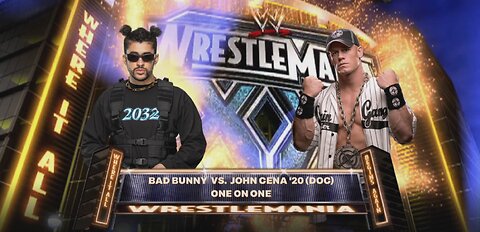 WWE 2K24: Bad Bunny VS John Cena