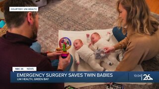 Emergency Surgery Saves Twin Babies