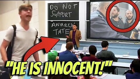 ANDREW TATE FAN DEFENDS HIM IN SCHOOL AGAINST TEACHER!