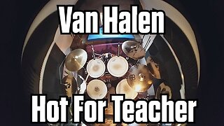 Val Halen - Hot for Teacher - Nathan Jennings Drum Cover (Full Drum Sheet included!)