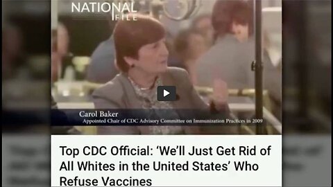 "When You Look At Vaccine Refusers, We'll Just Get Rid of All of the White In the United States."