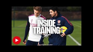 ✅🔥Inside Arsenal Training Today, Skills, Passing Drills, Warmup & Intense Fun With Odegaard🔥