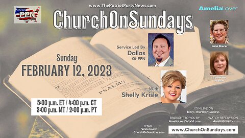 Church On Sundays, with Worship Leader Dallas | February 12 2023