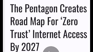Digital ID: The Pentagon Creates Road Map for 'Zero Trust' Internet Access by 2027